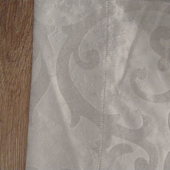 NEW Heavy Purple Gray Velvet Burnout Curtain Panel 84" - Picture 8 of 14